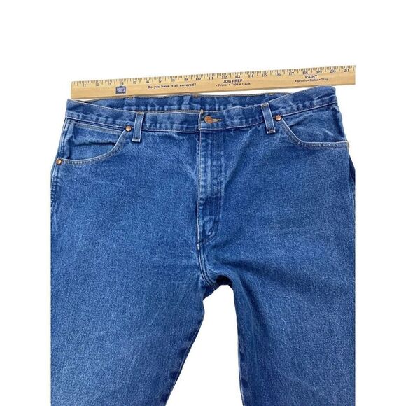 Wrangler Jeans Mens 40x30 13mwzpw 100% Cotton Cowboy Denim - Picture 5 of 7